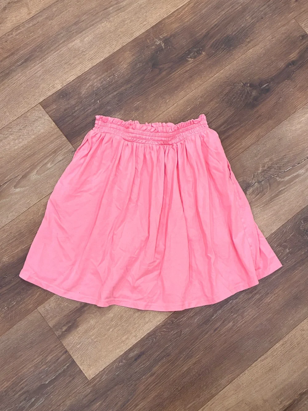 Lands’ End Pink Athletic Skort Bottoms Sports Tennis Summer Cotton 10/12 Girl